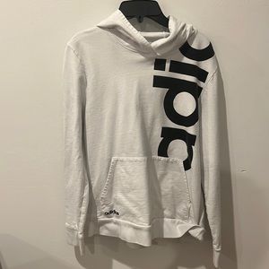 White adidas hoodie